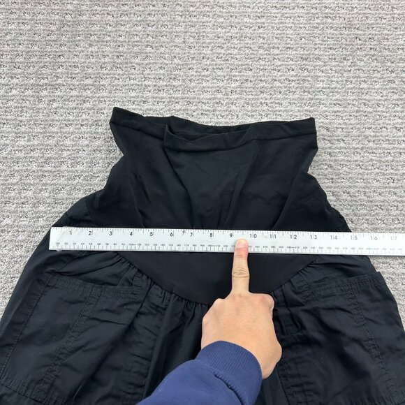 Motherhood Maternity Women Knee High Cargo Short Pants Size Extra Large XL Black - Picture 9 of 12